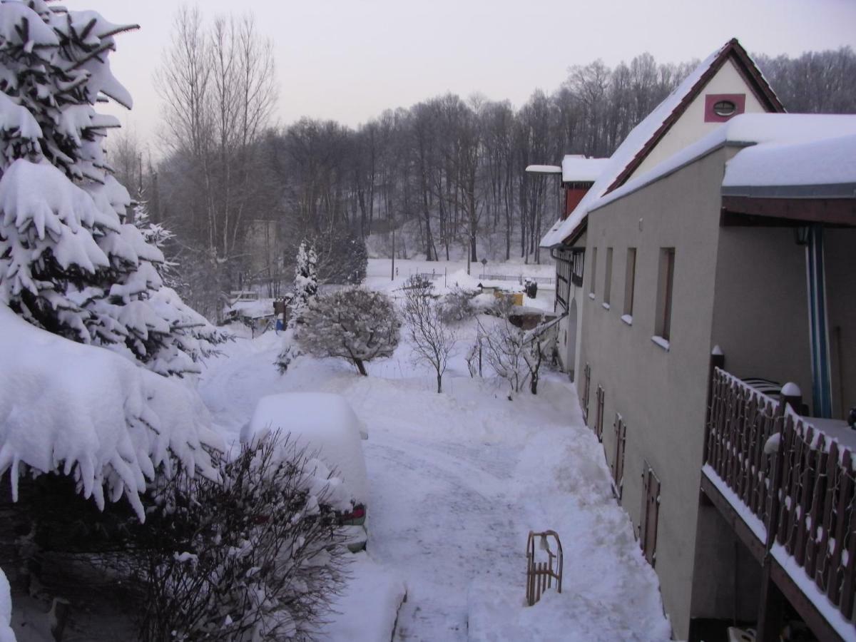 Limabach - Oberfrohna Restaurant & Pension "Bauernhof Zum Silberbergwerk" מראה חיצוני תמונה