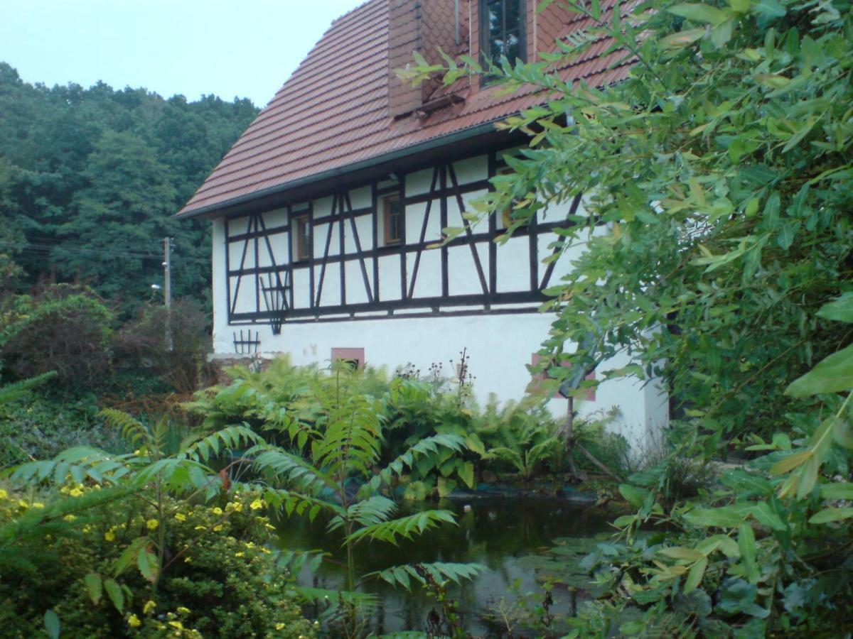 Limabach - Oberfrohna Restaurant & Pension "Bauernhof Zum Silberbergwerk" מראה חיצוני תמונה